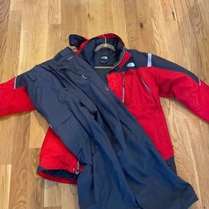 The North Face Ski Jacket and pants, Mens M